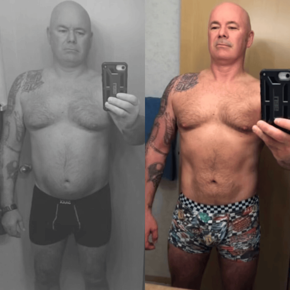 Client transformation before and after 10