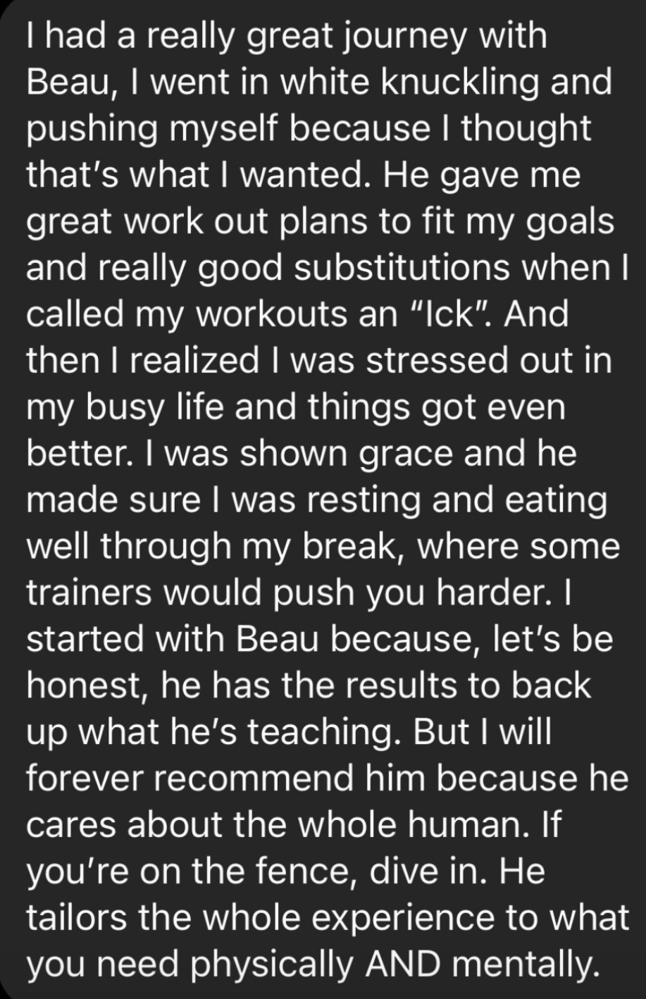 Client transformation result 8